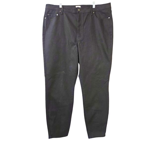 Herizon Black Stretch Straight-Leg Pants – Women’s 20W / 30 Inseam (NWOT) - Picture 1 of 4